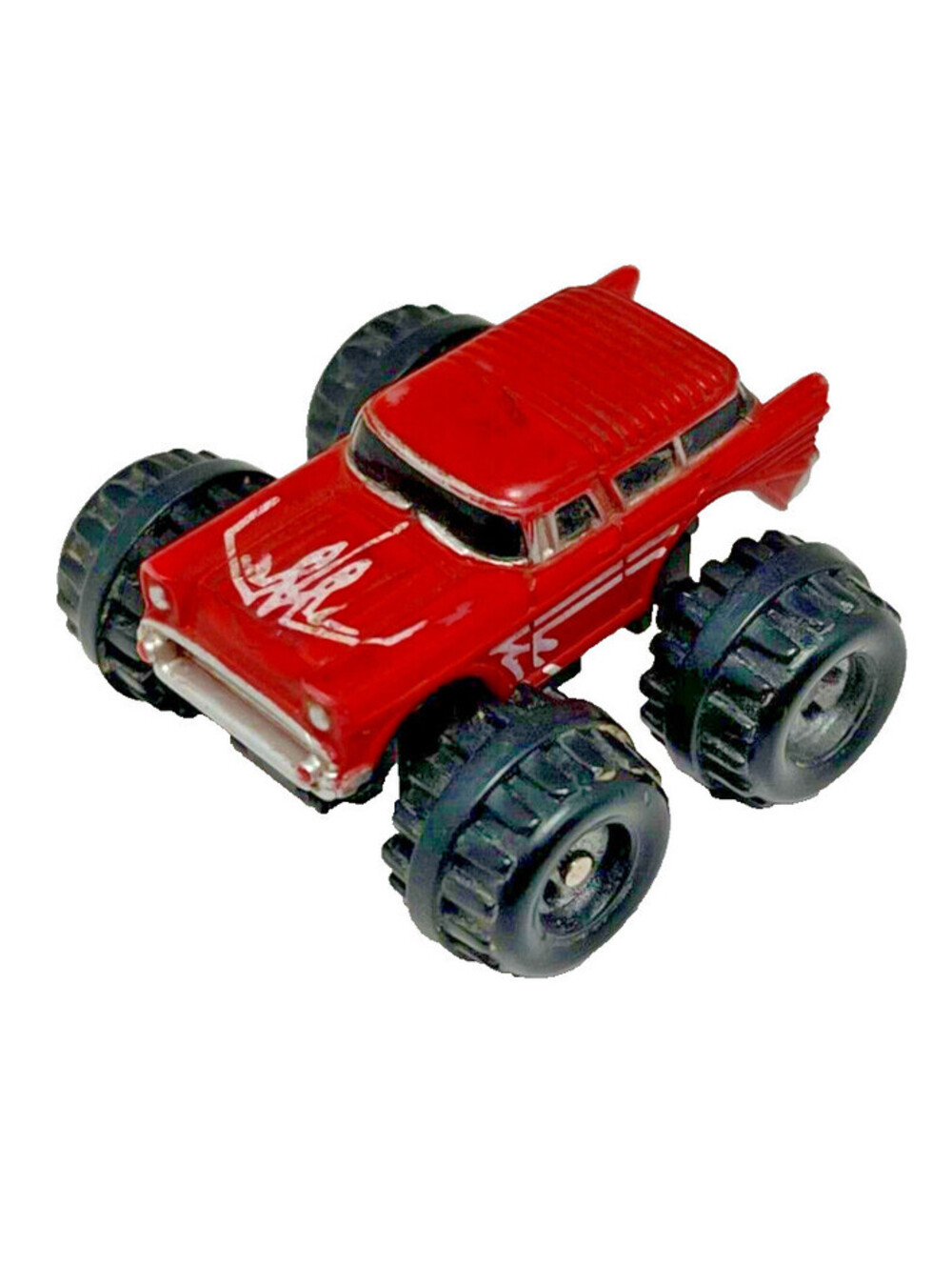 Micro Machines '57 Chevy Nomad Monster Truck 4x4 Red Galoob 1987 Vintage